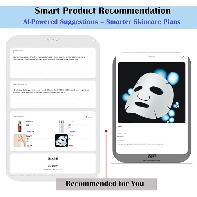 Skin Analysis Machine Professional Facial: 15.6'' HD Touchscreen, w/8-Spectrum Imaging, Before&After Comparison, AI Product Recommendation – Ideal for for Salons, Spas&Skincare Studios