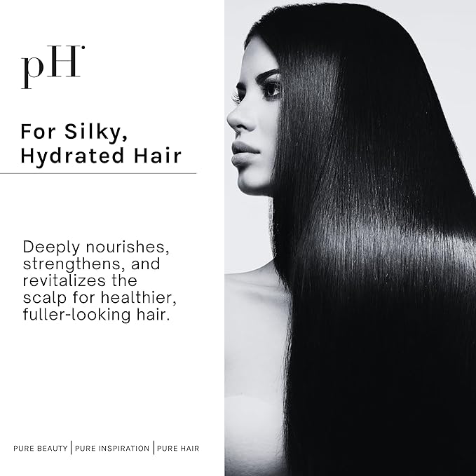 pH PURE HAIR Rejuvenating Hair Growth Shampoo for Thinning & Loss Treatment - Natural Sulfate-Free Shampoo Formula with Licorice & Orange Blossom Extracts - 8.45 oz