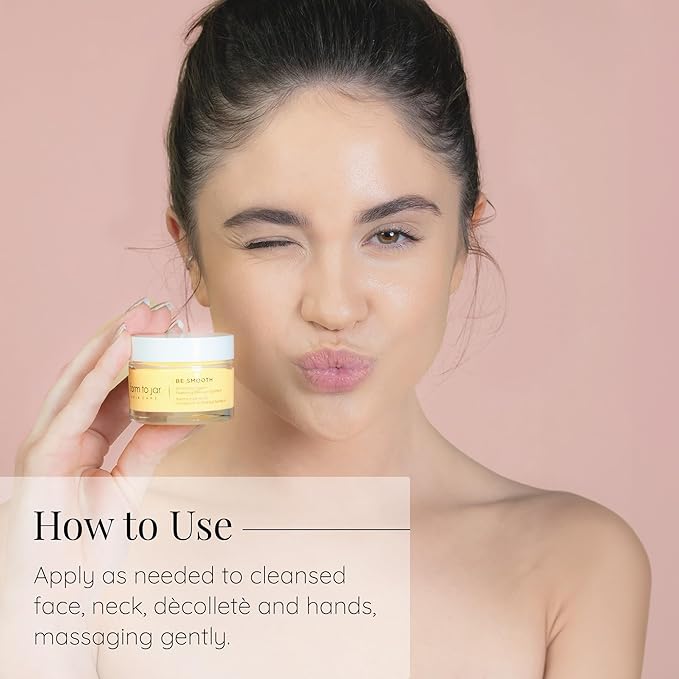 Aloette Be Smooth All-In-One Balm Body Cream for Women & Men - Body Moisturizer for Dry Skin, Fine Lines & Wrinkles - Skin Cream with Essential Oils for Firm, Soft & Natural Glow, 1 Fl Oz