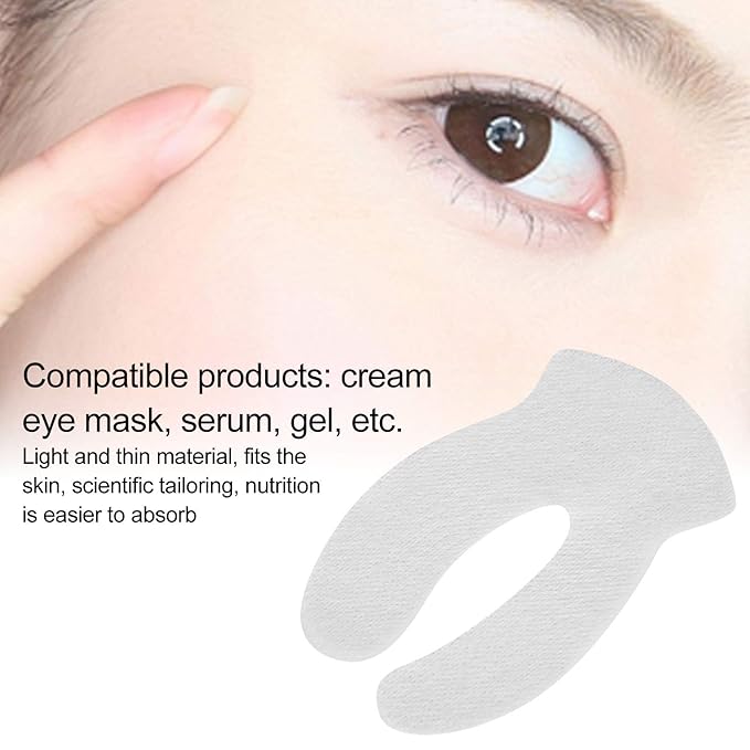 Sonew DIY Beauty Salon Eye Mask, 800pcs, Ultra-Thin, Plant Fibers, Moisturizing, Unisex, Pads, Sheet