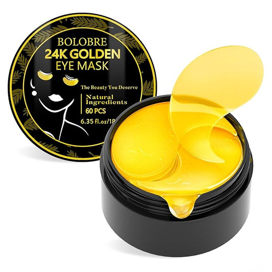 Under Eye Patches - Collagen Eye Masks for Eye Care - 60 Pcs Eye Gels for Dark Cirlce, Puffiness, Refresh, Revitalizing, Travel, Wrinkles