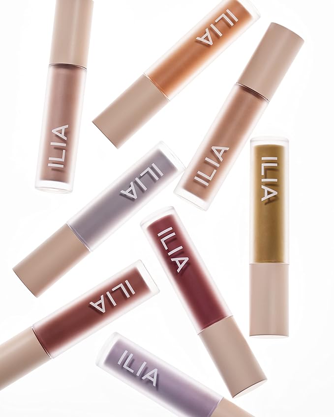 ILIA - Matte Liquid Powder Eye Tint | Cream-to-Powder Eyeshadow, Smudge-Resistant, Quick-Dry, Weightless, Water-Based | Non-Toxic, Vegan, Cruelty-Free, Clean Makeup (Adobe, 0.12 fl oz | 3.5 ml)