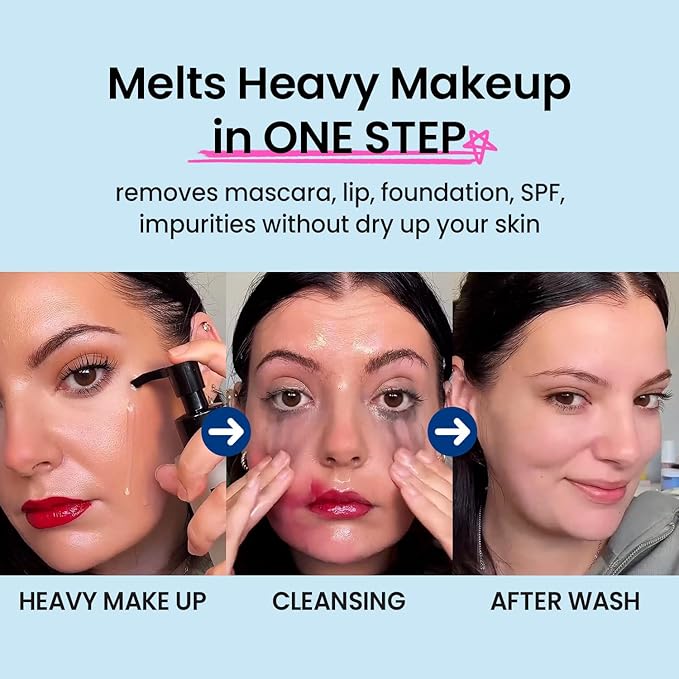 coxir ULTRA HYALURONIC CLEANSING OIL | Korean Facial Cleansing Oil for Blackheads, Makeup & Sebum | Multi-Layer Hyaluronic Acid, Vegan & Non-Comedogenic Cleanser | 5.07 fl.oz