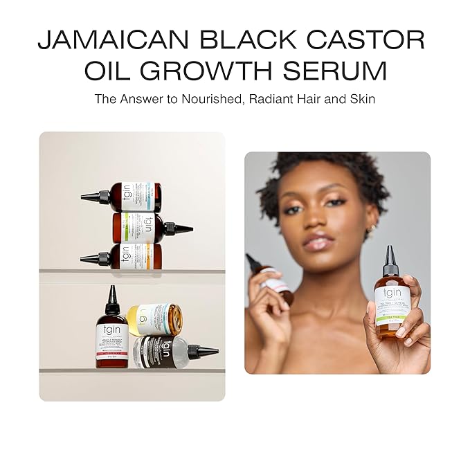 Thank God It's Natural tgin Jamaican Black Castor Oil, Hair & Body Serum - 4oz