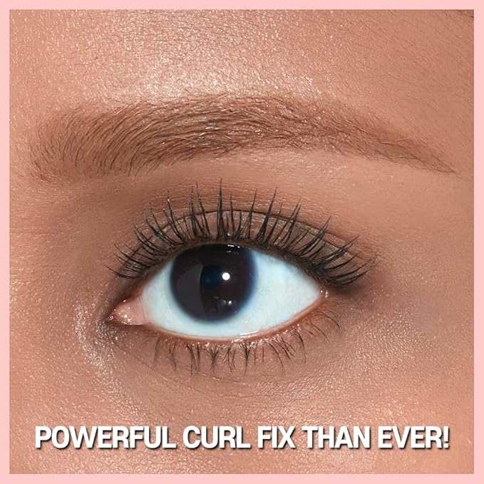 ETUDE Curl Fix Mascara, Lash Mascara, Strong Curl Up, Long-Lasting, Waterproof, Light-Weight, Korean Makeup, Beauty, Vegan Certified, Black (0.27 Fl Oz)