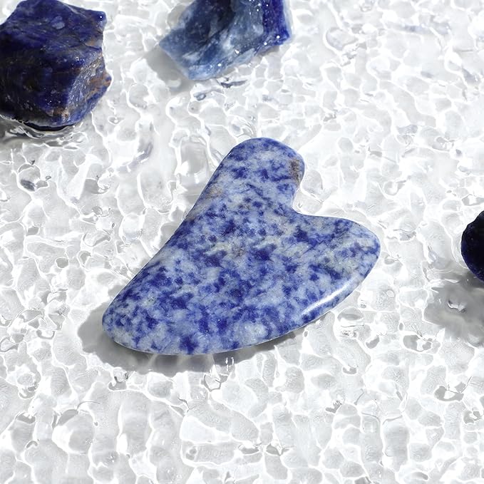 rosenice Gua Sha Facial Tools Natural Gua Sha Jade Stone for Face Skincare Facial Body for SPA