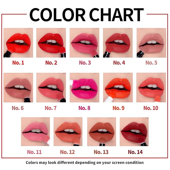 PASSIONCAT Long Lasting Lip Stain for Lips and Cheek Tint | High Pigment Color | lightweight Matte Finish | Weightless | Full Coverage | Twist Velvet Tint #1 (No.1)