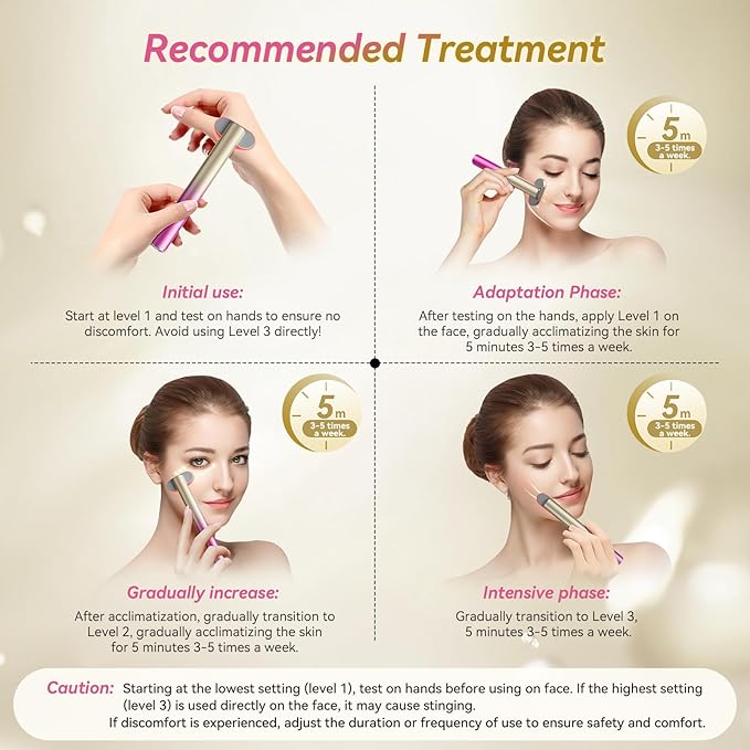 7 in 1 Red-Light-Therapy，Red Light Therapy for Face Eye Skincare Equipment at Home，Red for Skincare & Blue Rejuvenation Tool (Rose Purple)