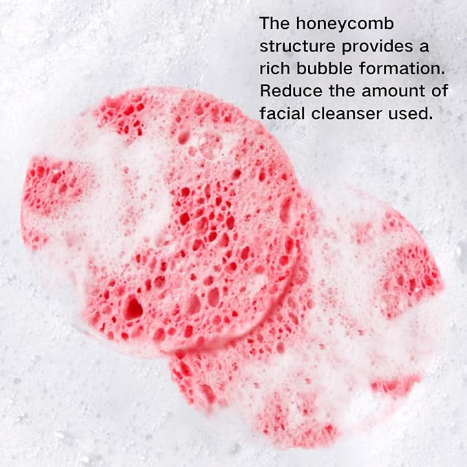 100 Pack 3 inch Compressed Facial Sponges, Gentle Exfoliating and Makeup Remover, Reusable and Soft ，(round 3inch)