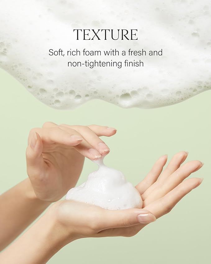 About Me Sprout Mild pH Cleansing Foam – Korean Wheat Broccoli Sprout Extract Face Wash for All Skin Types – Daily Gentle Cleansing with Amino Acids – Korean Skin Care – 4.05oz, 120ml