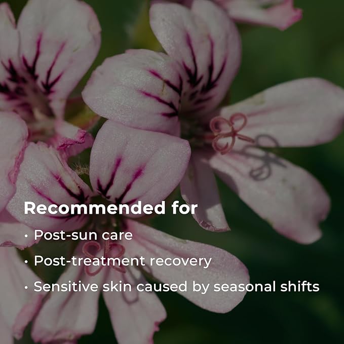 INNA ORGANIC Sheet Mask - After sun care & Soothing｜EWG & COSMOS certified (Pack of 3) | Rose Geranium Essential Oils Infused Skin Care | Luxury Clean Beauty