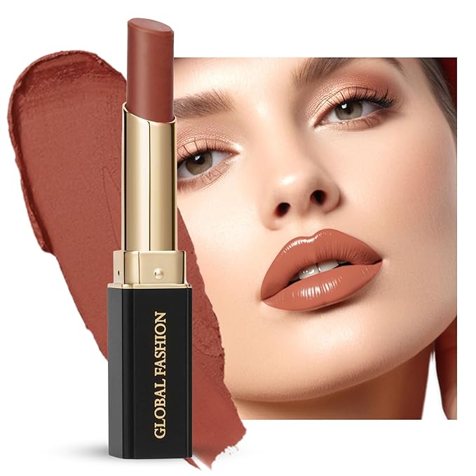 Global Fashion Silk Smooth Matte Lipstick – Long-Lasting, Luxurious Color, Rich Hydration, Lightweight Formula, Lightweight Matte Lip Color for Women, Available in Multiple Shades (119, 0.12 oz)