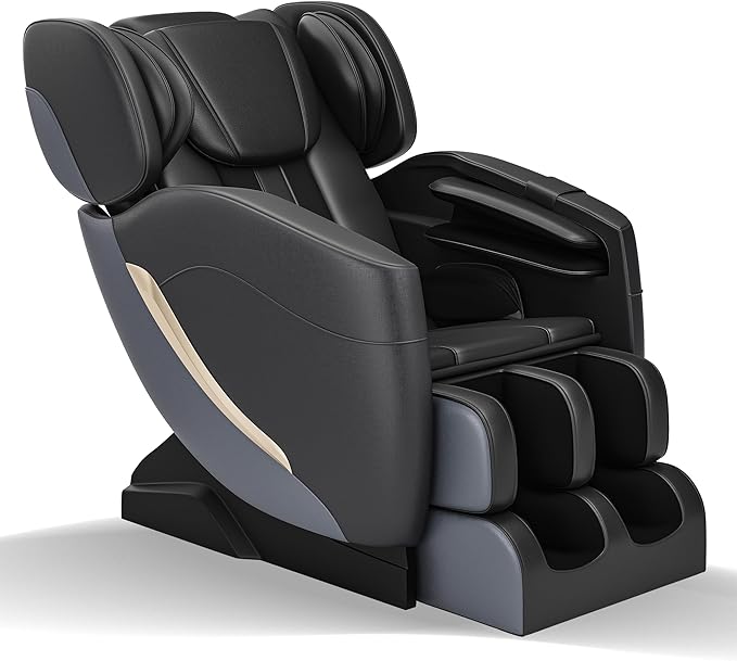 2025 Massage Chair Full Body, Zero Gravity Recliner with 6 Auto Modes, Foot Massage, Heating, Bluetooth, Black