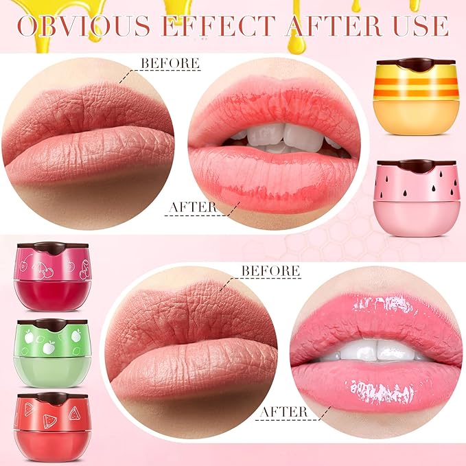 12 Pcs Bee Lip Balm Honey