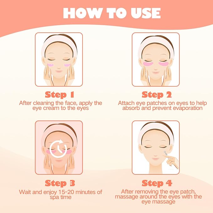 6 pairs under eye patches,