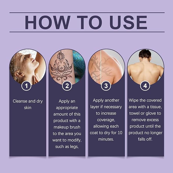 Body Concealer Cream 3.65 Fl Oz - Full Coverage for Tattoo Cover Up & Uneven Tone - Lightweight Natural Finish - Daily Moisturizing Face & Body Makeup with Centella Asiatica (Golden Radiance)