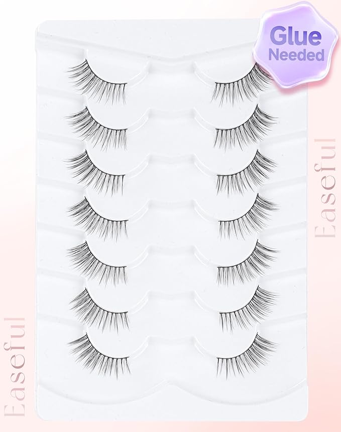 Half Lashes Natural Look 3/4 Lashes Wispy Corner Lashes End Half Eyelashes Half-04
