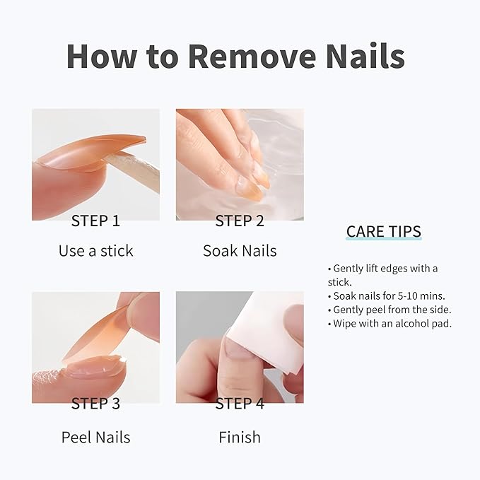 Nude Pink Glitter Cat eye Press-On Nails – 24 Long Oval Nails, 12 Sizes, Glossy Sparkly Design, Elegant & Long-Lasting, Includes Tool Kit, Easy DIY