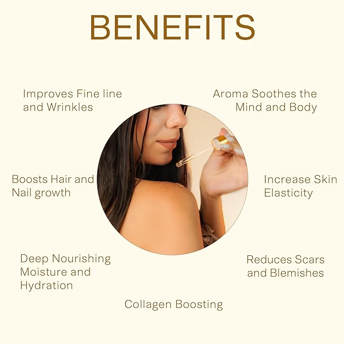 SAFA Vanillé Oil - Organic Oil for Face, Body, Hair, Nails & Aromatherapy | Vanilla Extract & Jasmine Petals - Essential Oil for Diffusers | After Shower Body Oil | Skin Moisturiser (4 Fl Oz)