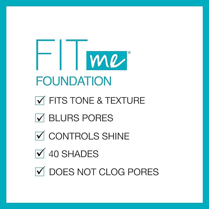 Maybelline New York Fit Me Matte + Poreless Liquid Foundation, Pouch Format, 230 Natural Buff, 1.3 Ounce