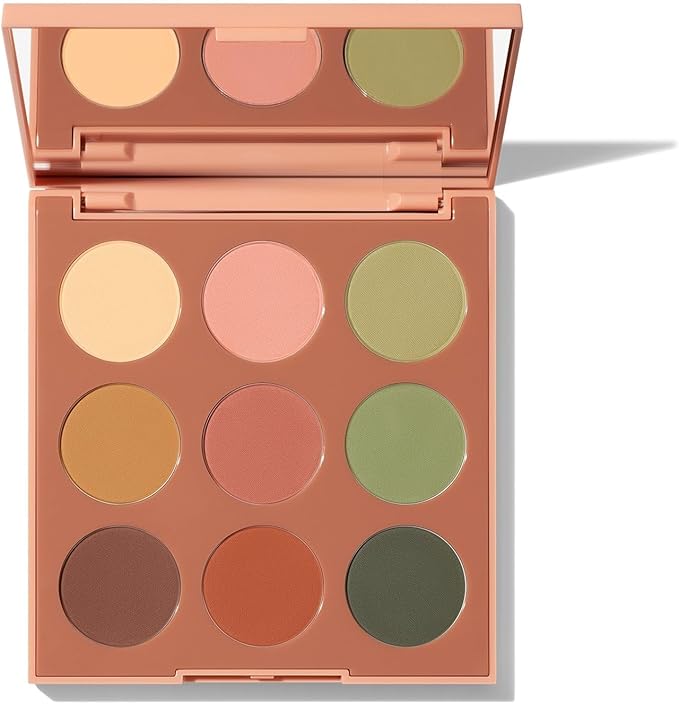 MORPHE Matte Essentials Arthistry Palette (9B Warm), Green,Orange