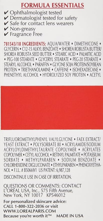 L'Oreal Paris RevitaLift Anti Wrinkle + Firming Eye Cream, 0.5 Ounce (Pack of 2)