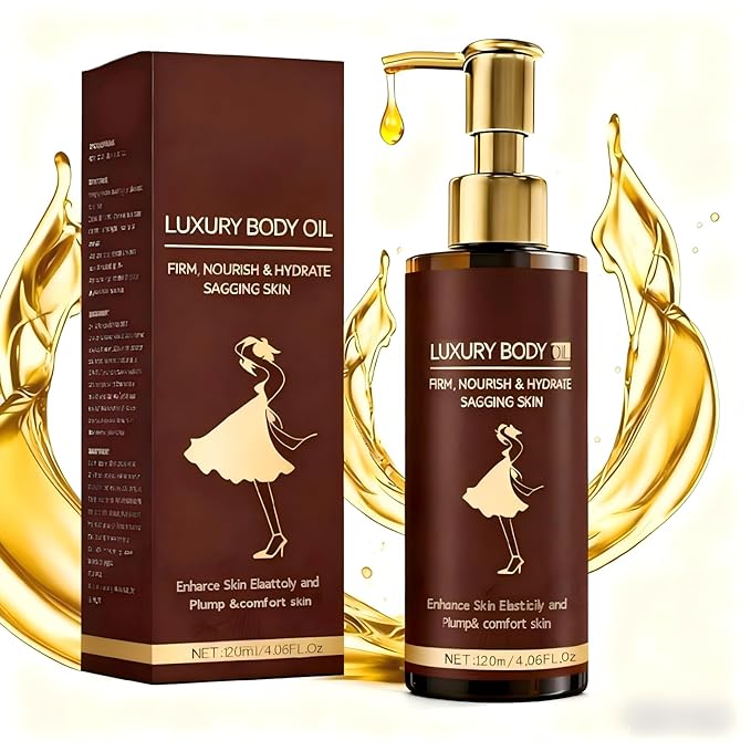 Body Firming Oil – 4.06 FL OZ | Tightening & Hydrating Treatment | After Shower Body Oil For Women | Natural Body Luxury Oil for Dry Skin | Lightweight, Non-Greasy, Nourishing Formula