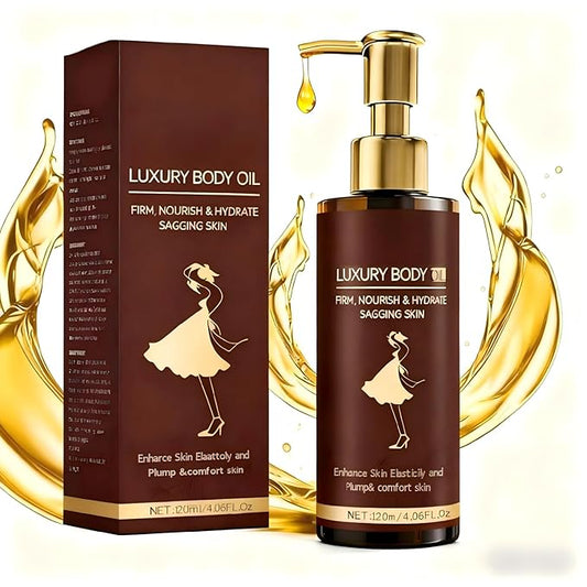 Body Firming Oil – 4.06 FL OZ | Tightening & Hydrating Treatment | After Shower Body Oil For Women | Natural Body Luxury Oil for Dry Skin | Lightweight, Non-Greasy, Nourishing Formula