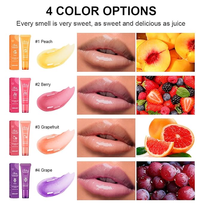 Lip Glowy Balm Hydrating Sleeping Lip Grapefruit)