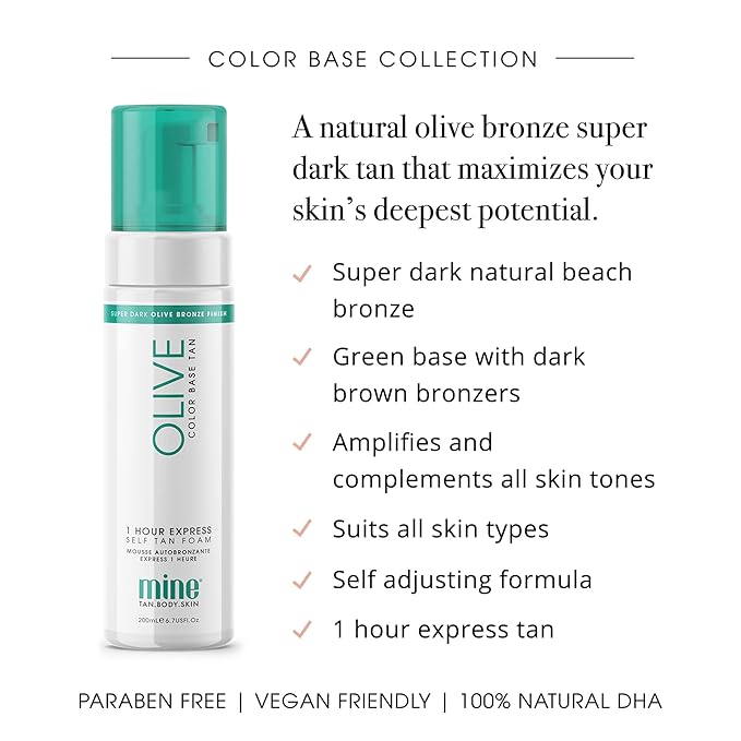 MineTan Olive Self Tanner Mousse