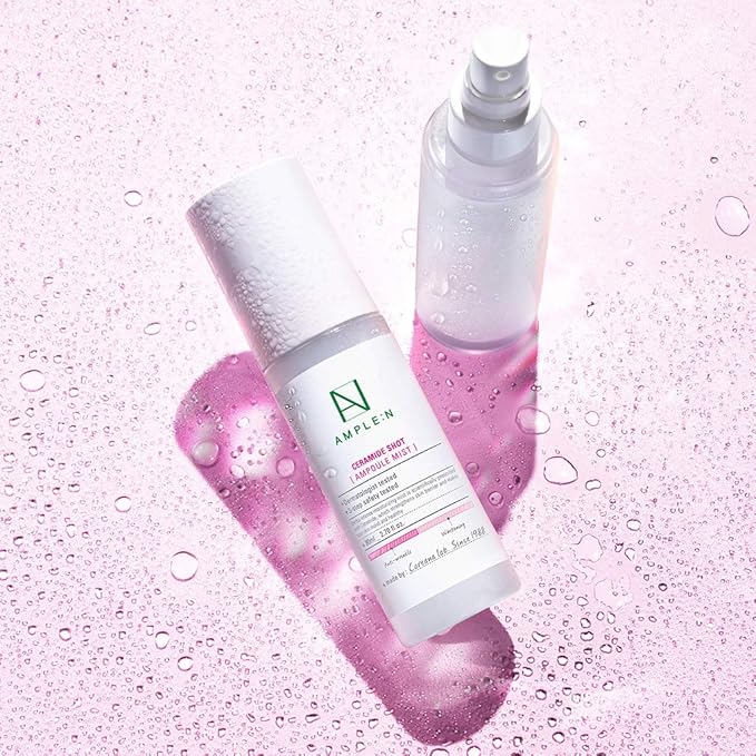 CORÉANA AMPLE:N Ceramide Shot Ampoule Mist - Hydrating Face Spray to Strengthen Skin Barrier – Moisturizing and Skin Repairing Face Ampoule Mist to Restore Vitality, 2.7 fl.oz.