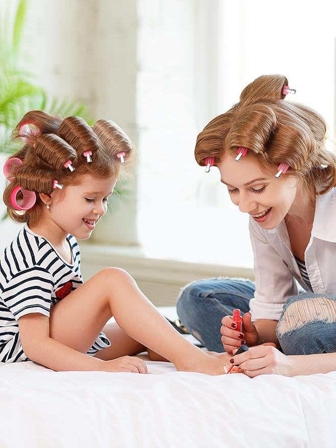 8Pcs No Bend No Crease Hair Clips- Styling Duck Bill Clips Alligator Hair Barrettes for Styling Sectioning, Small Gifts for Women Girl Salon Hairstyle Hairdressing Bangs Waves, Gradient Pink