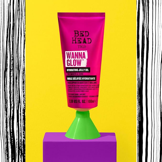 TIGI Bed Head by TIGI Wanna Glow Hydrating Jelly Oil for Shiny Smooth Hair 3.38 fl oz
