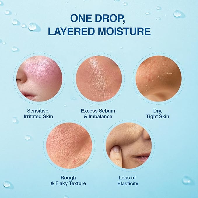 Deep Core Hydra Ampoule – Korean Skincare Moisture-Layering Serum with Hyaluronic Acid, Panthenol & Botanical Complex – Lightweight Hydration for Dry or Combination Skin – 4.05 fl oz (120ml)