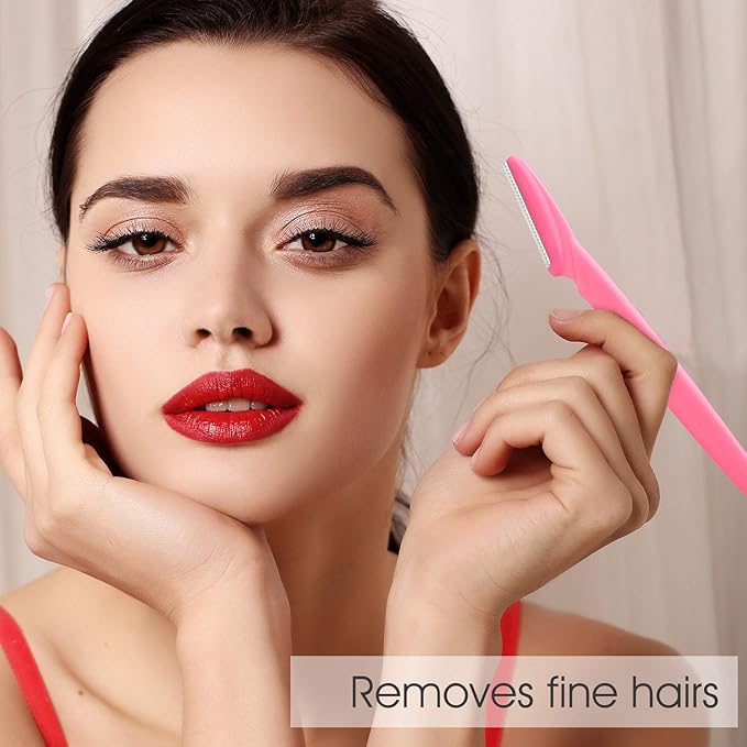 FEPITO Eyebrow Razor Shaper Shavers Trimmers for Women and Men Face Hair Removers Multipurpose Exfoliating Face Razor