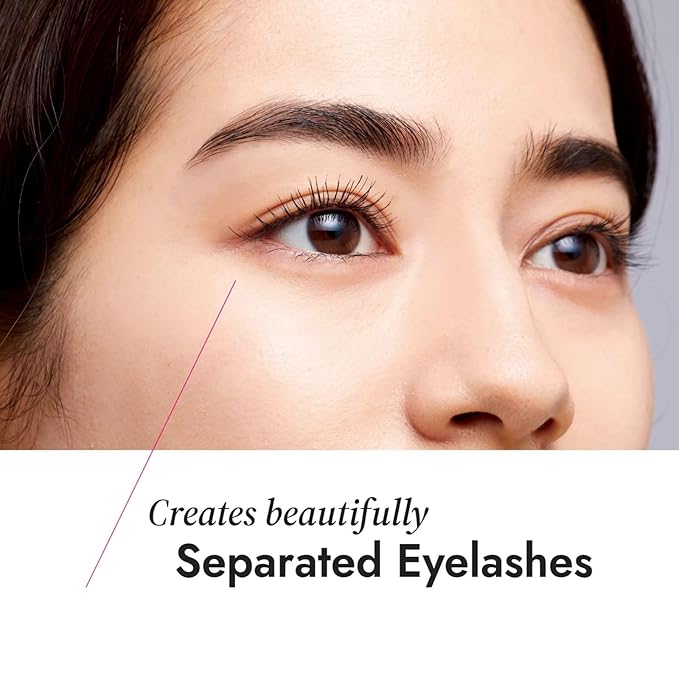 HEROINE MAKE by KISSME Black Mascara Waterproof, MASCARA Volume and Length with Argan Oil, Camellia & Wild Rose Oil, Smudge-Proof and Long-Lasting Mascara for Women, Made in Japan, BLACK, 1EA