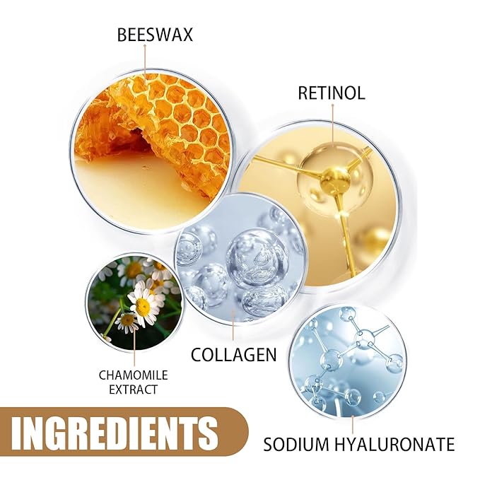 Retinol Eye Stick with Collagen & Hyaluronic Acid Eye Cream for Dark Circle and Puffiness, Brightening Eye Balm Reduces Fine Lines and Bags in 4 Weeks