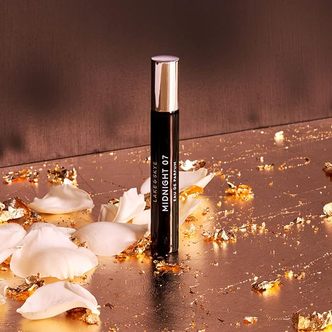 Lake & Skye Midnight 07 Eau de Parfum Spray, Long Lasting Fragrance, 0.5 fl oz (15 ml) - Alluring, Mysterious, Fruity Scent