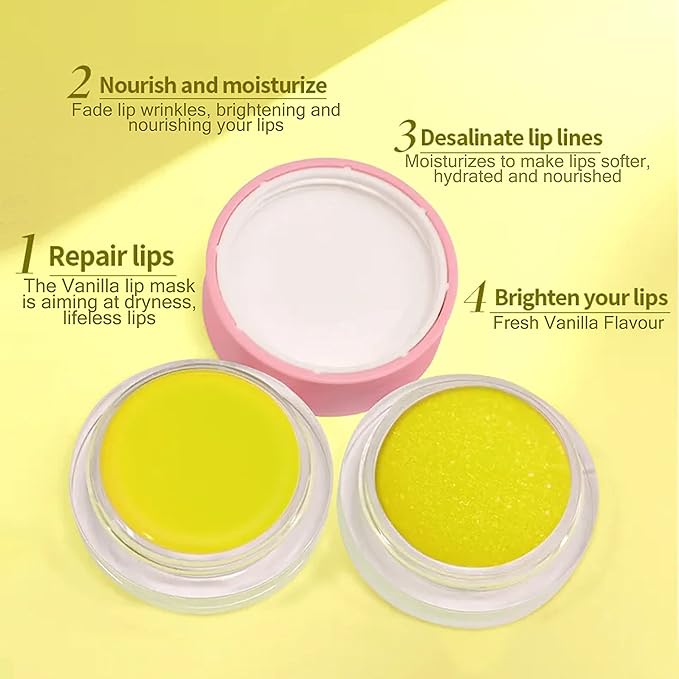 kukubird Lip Mask Overnight Hydrating Lip Lips-Vanilla