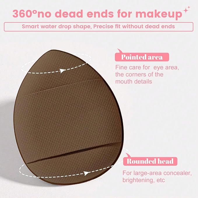 44Pcs Brown Makeup Brushes Set Professional Makeup Kit Multi-functional Makeup Tool Set with Facial Makeup Accessories, Foundation Makeup Brush Kit Eye and Face Make up Brushes & Tools