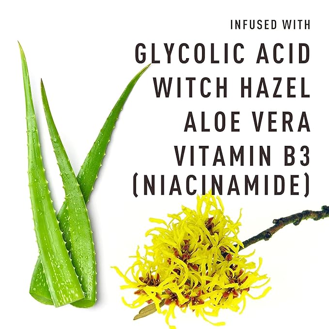 Bevel 10% Glycolic Acid Toner Pads for Face, Helps Remove Dead Skin Cells and Reduce Ingrown Hairs for Even Skin Tone and Texture, 45 Count (Packaging May Vary)