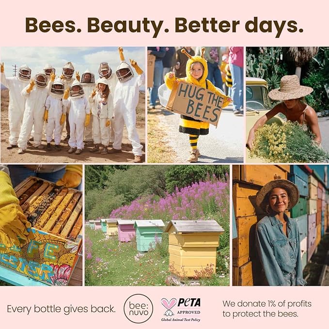 Honey & Collagen Lip Butter, Hydrating Lip Treatment, Overnight Lip Mask, Moisturizing Lip Balm with Jojoba Oil & Squalane, Lip Care, Korean Skin Care (0.45 oz)