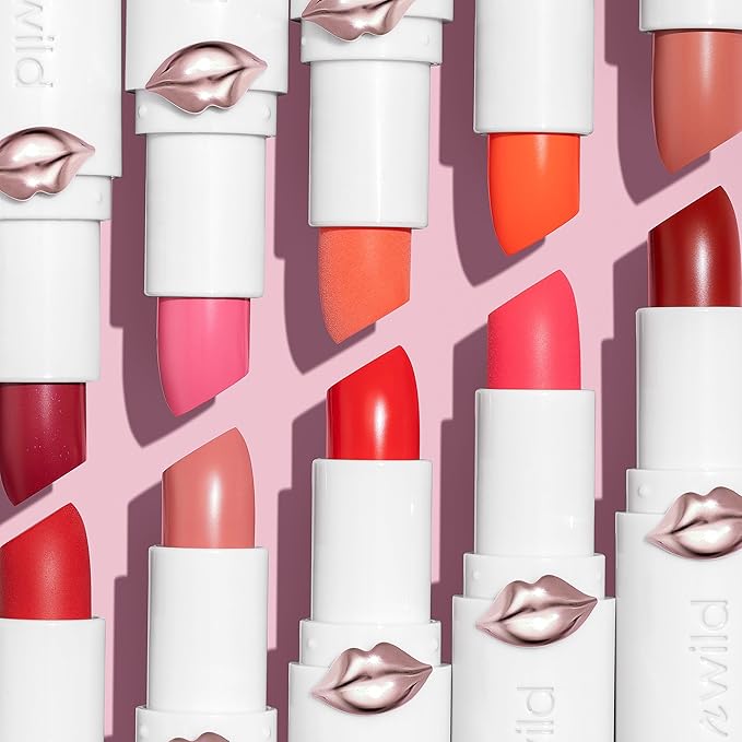wet n wild Mega Last High-Shine Lipstick Lip Color, Infused with Seed Oils For a Nourishing High-Shine, Buildable & Blendable Creamy Color, Cruelty-Free & Vegan - Rosé And Slay