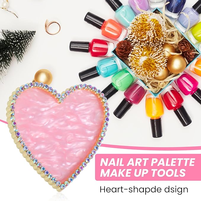 Sibba Resin Nail Art Palette, Golden Edge Nail