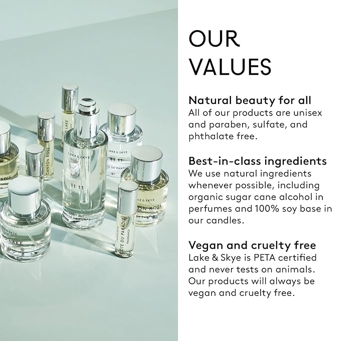 Lake & Skye Apaaray Eau de Parfum, Long Lasting, 0.5 fl oz (15ml) - Floral, Woody, Warm