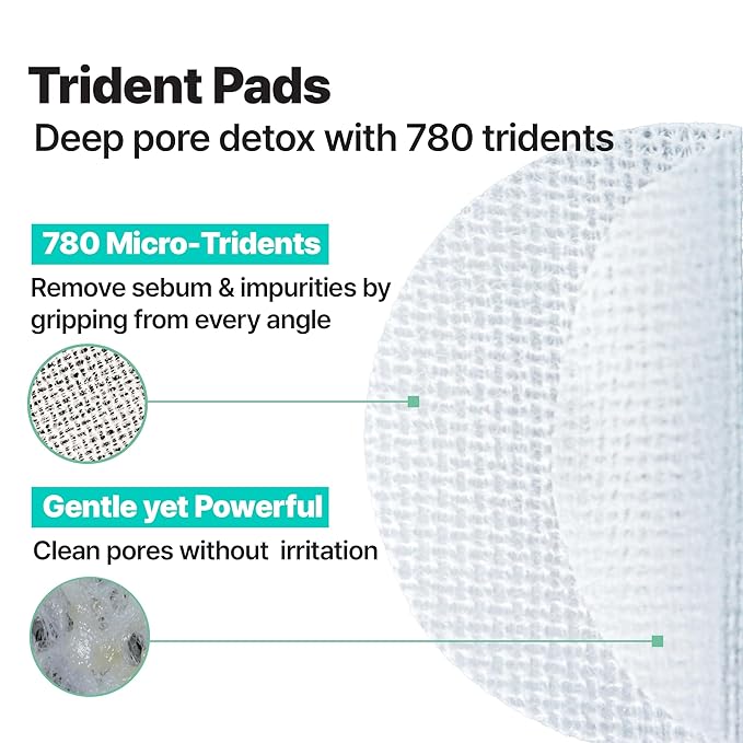 One Shot Pore Clear Pad, Clinically Proven Pore Care Toner Pad, Pore Fraxional Complex, Sebum Control & Exfoliation, pH 5.0 Hypoallergenic, 4.9 fl.oz (60 pads)