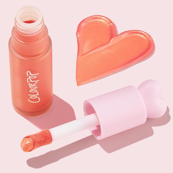 ColourPop Weightless Liquid Blush - Hydrating, Liquid Blush for Cheeks - Glowy, Pearl Finish with Hyaluronic Acid for a Healthy Glow - Designed with a Doe Foot Applicator - Perfect Peach (0.3 Fl Oz)