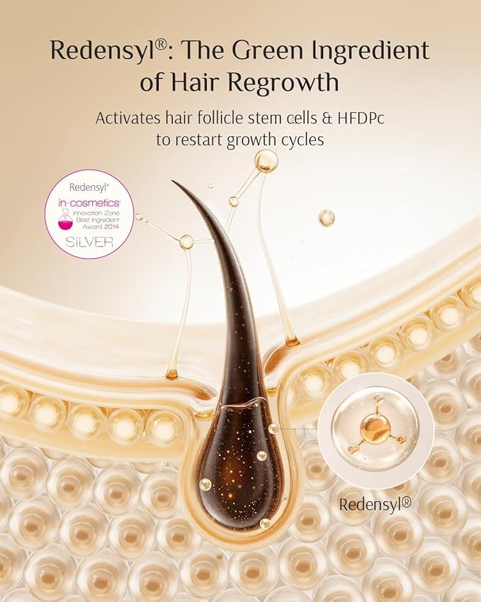 DR ZERO 3% Redensyl Hair Growth Serum for Women, Hair Scalp Serum Spray for Hair Loss and Regrowth, Clinically Tested for Hair Thinning Therapy and Scalp Care, Japanese Hair Treatment, 60ml