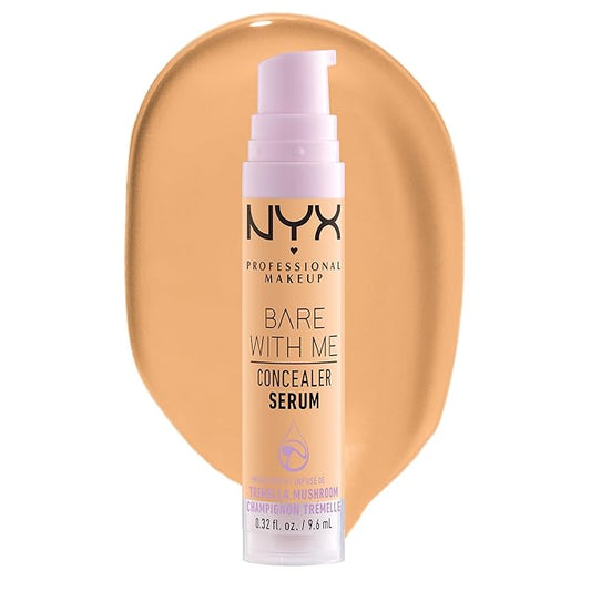 NYX PROFESSIONAL MAKEUP Bare With Me Concealer Serum, Concealer Makeup For Up To 24Hr Hydration - Golden