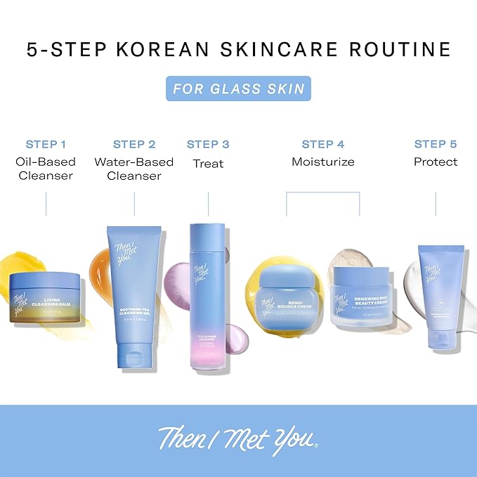 Then I Met You The Giving Essence, Vegan-Cruelty-Free Korean Skincare with 5% Niacinamide, Fermented Galactomyces, Red Algae & Berries for Brightening & Hydration, Suitable for All Skin Types, 5.07 oz